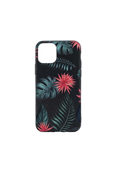 bestcase Husa Silicon Tropical Flowers, compatibila cu Apple iPhone 13 Pro Ma...