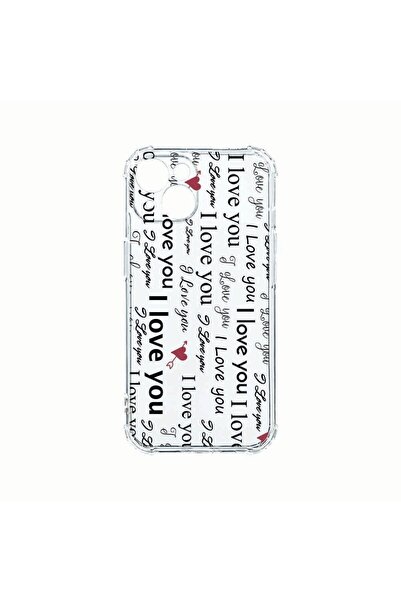 bestcase Husa Anti Shock din silicon, Compatibila Cu Apple iPhone 14, Love Yo...
