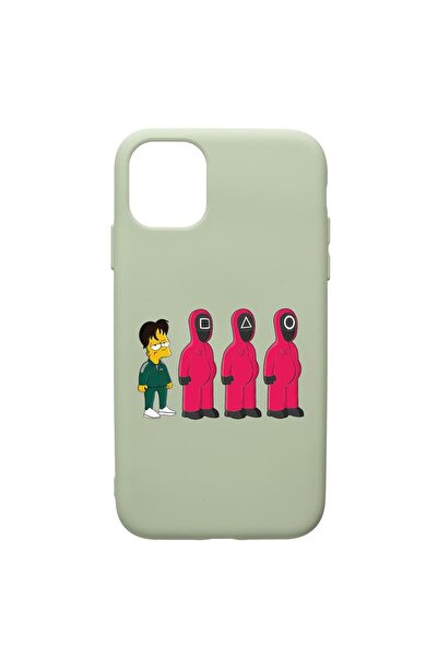 bestcase Husa Premium Silicon Compatibila Cu Apple iPhone 12, Squid Game Simp...