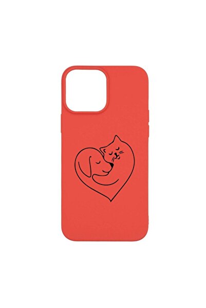 bestcase Θήκη σιλικόνης, Συμβατή με Apple iPhone 13 Pro Max, Σχέδιο Αγάπη Σκύ...