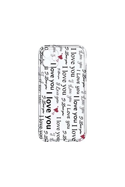 bestcase Διαφανής Θήκη Σιλικόνης 2MM, Συμβατή με Apple iPhone 12 Mini, Love m...