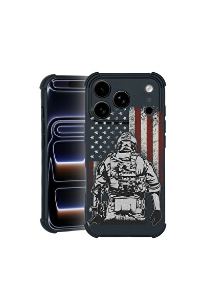 bestcase Husa TPU Pro Shock Compatibila cu Apple iPhone 17 Pro, cu Design Ame...