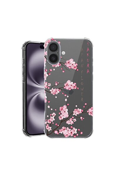 bestcase Θήκη για Apple iPhone 16, Αντικραδασμική 1.5MM, Άνθος Κερασιάς, Αντο...