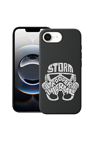 bestcase Калъф за Apple iPhone 16e, Премиум тънък силиконов 1.2ММ, Калиграфия...