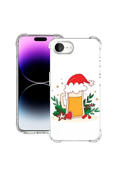 bestcase Husa pentru Apple iPhone 16e, Anti Shock 1.5MM, Xmas Beer, Protectie...