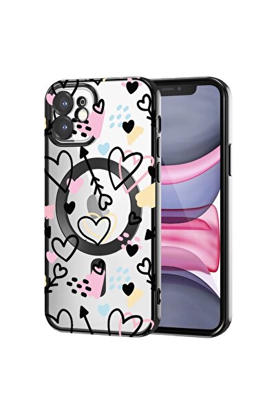 bestcase Husa Luxury MagSafe, Compatibila Apple iPhone 11, Inimioare si saget...