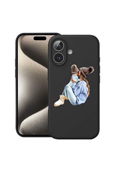 bestcase Θήκη για Apple iPhone 17 με Σχέδιο Κορίτσι Μαμά με Αγόρι, Σιλικόνη P...