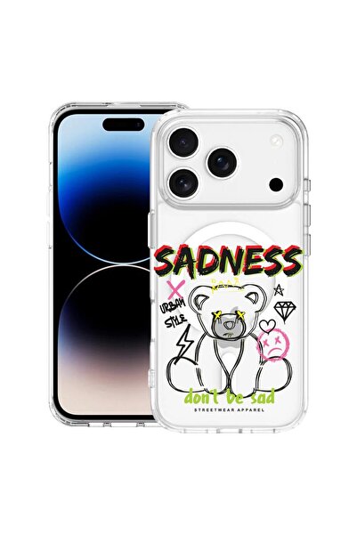 bestcase Θήκη για Apple iPhone 17 Pro με Σχέδιο Teddy Bear Sadness, Mag Anti ...