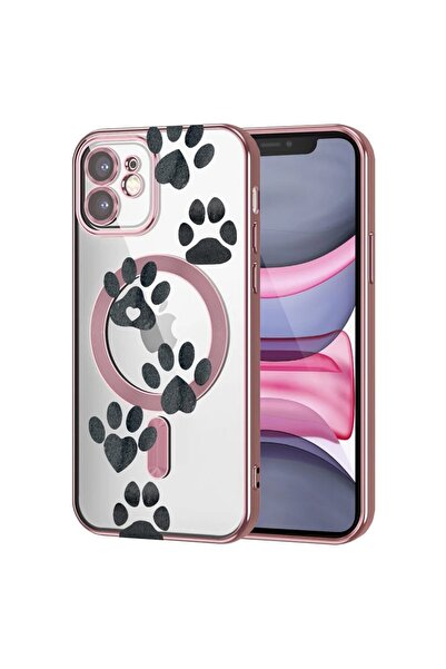 bestcase Πολυτελής Θήκη MagSafe, Συμβατή με Apple iPhone 12, Σχέδιο Πατούσα Σ...