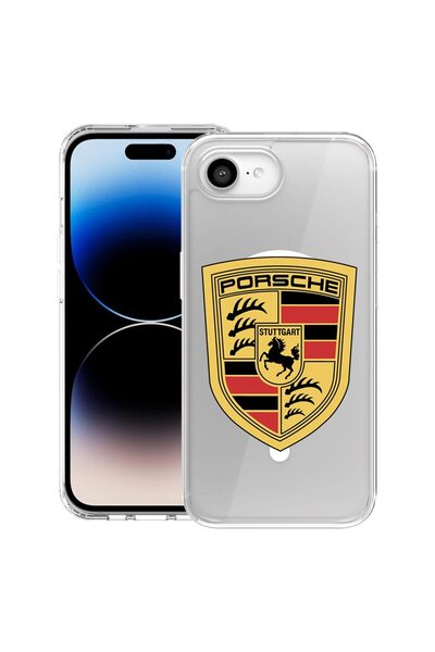 bestcase Husa pentru Apple iPhone 16e cu Design Porsche, Mag Anti Shock TPU, ...