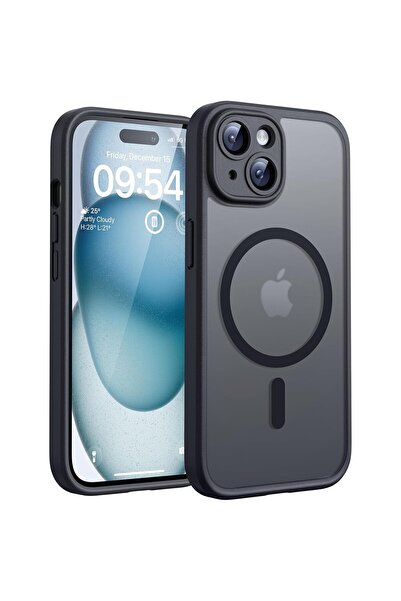 bestcase Калъф за телефон, BestCase, Удароустойчив тип  "щит ", TPU, Черен, с...