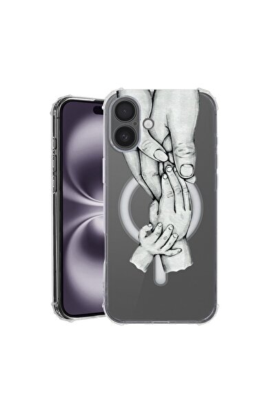 bestcase Husa pentru Apple iPhone 16, MagSafe Anti Shock, Family, Protectie c...