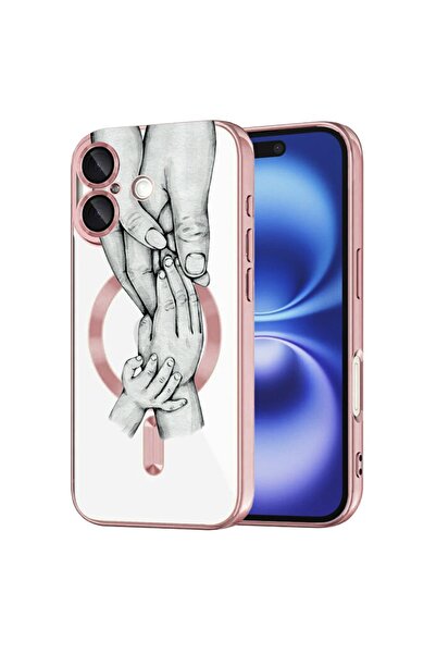 bestcase Husa Luxury MagSafe, Compatibila Apple iPhone 16, Family, Ultra-Soft...