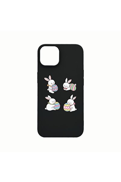 bestcase Θήκη σιλικόνης, Συμβατή με Apple iPhone 14, Πασχαλινό Κουνέλι, ανθεκ...