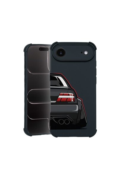 bestcase Husa TPU Pro Shock Compatibila cu Apple iPhone 17 Air, cu Design Sex...