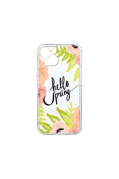 bestcase Husa Anti Shock 1.5MM, Compatibila Cu Apple iPhone 15, Hello Spring,...