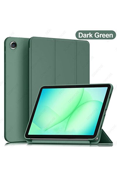 choice2 حافظة خضراء داكنة لجهاز A9 Plus / A11 Plus مقاس 11 بوصة، غطاء قابل لل...