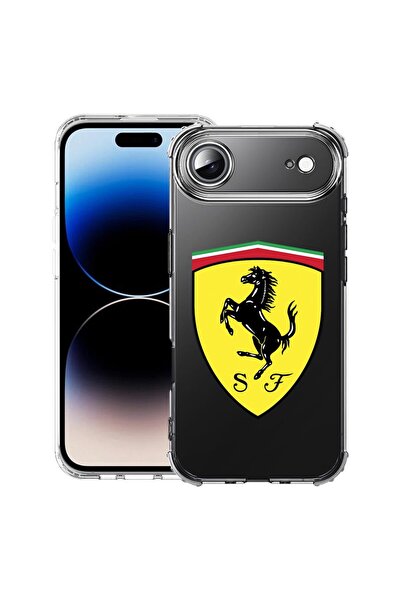 bestcase Husă pentru Apple iPhone 17 Air cu Design Ferrari, Antișoc, Colțuri ...