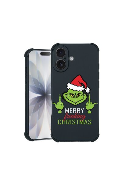 bestcase Husa TPU Pro Shock Compatibila cu Apple iPhone 14 Pro, cu Design Gri...