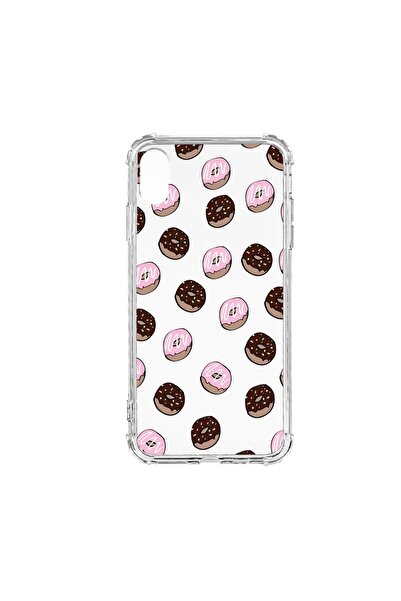 bestcase Антишоков силиконов калъф, съвместим с Apple iPhone XS Max, Донътс, ...