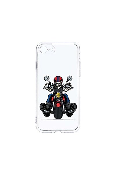 bestcase Διαφανής Θήκη Σιλικόνης 2MM, Συμβατή με Apple iPhone SE 2, Biker, Αν...