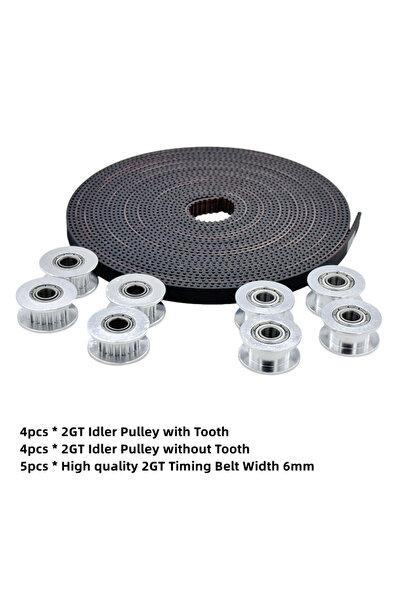 Choice1 4-4 Pulley 5M Belt 1Set Aluminium GT2 20T Idler With 5M High quality ...
