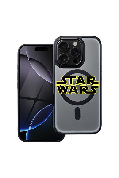 bestcase Θήκη συμβατή με Apple iPhone 15 Pro Max με σχέδιο Star Wars, Αντικρα...