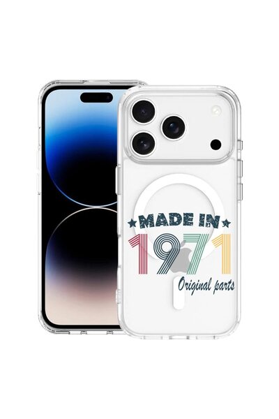 bestcase Husă pentru Apple iPhone 17 Pro cu Design Original Parts 1971, Mag A...