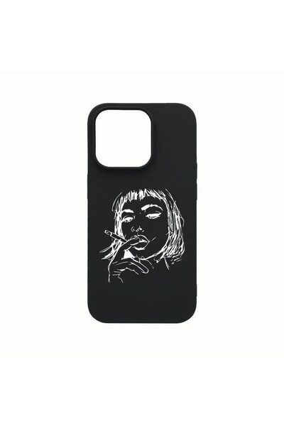 bestcase Husa Silicon, Compatibila cu Apple iPhone 14 Pro Max, Woman, reziste...