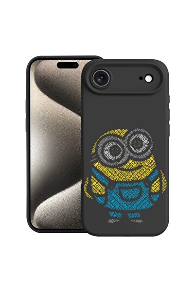 bestcase Калъф за Apple iPhone 17 Air с дизайн Калиграфия Миньон, Премиум сил...