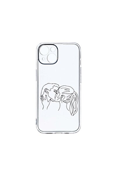 bestcase Husa Clear Silicon 2MM, Compatibila Cu Apple iPhone 14, Teen Love, A...