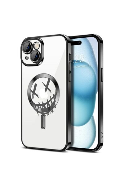 bestcase Πολυτελής Θήκη MagSafe, Συμβατή με Apple iPhone 15, Χαμόγελο Τζόκερ,...