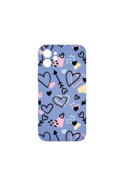 bestcase Θήκη Premium Υγρής Σιλικόνης, Συμβατή με Apple iPhone 12, Σχέδιο Συμ...