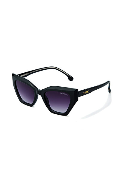Carolina Herrera Light Luxury Black Frame Cat-Eye Sunglasses