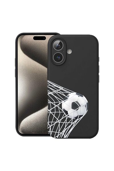 bestcase Θήκη για Apple iPhone 17 με Σχέδιο Ποδοσφαίρου - Γκο-γκο-γκολ, Σιλικ...