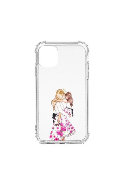 bestcase Αντικραδασμική Θήκη, Συμβατή με Apple iPhone 12 Pro, Κορίτσι της Μαμ...