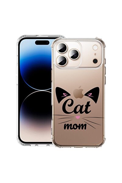 bestcase Θήκη για Apple iPhone 17 Pro Max με σχέδιο Cat Mom, Αντικραδασμική, ...