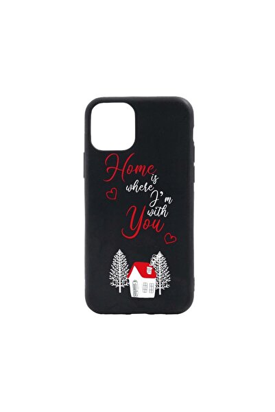 bestcase Θήκη σιλικόνης συμβατή με Apple iPhone 11 Pro, Το σπίτι είναι εκεί π...