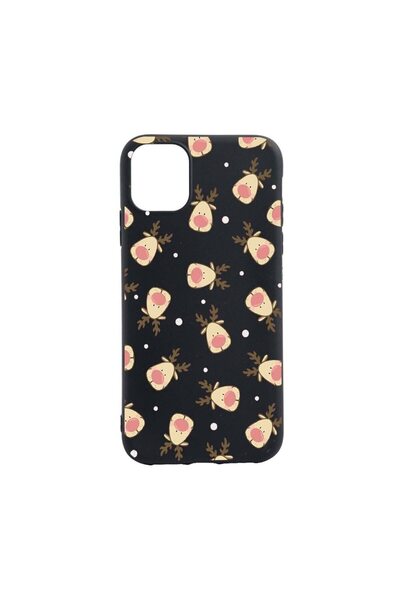 bestcase Husa Silicon Xmas, compatibila cu Apple iPhone 13 Mini, rezistenta l...