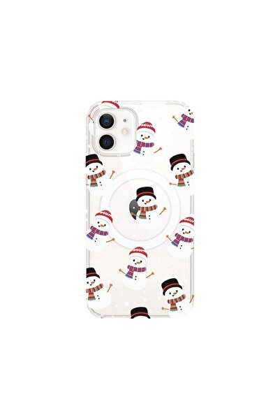 bestcase Husa MagSafe Anti Shock, Compatibila Cu Apple iPhone 12 Pro, Snowman...