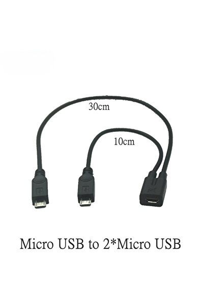 Choice محول BSN ميكرو 1 إلى 2 من نوع USB 3.1 / مايكرو USB أنثى إلى مايكرو/مين...