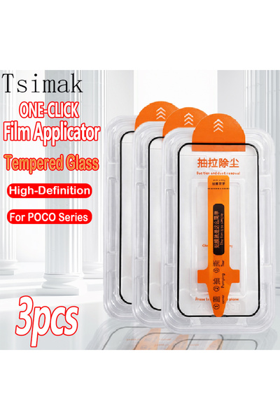 Choice1 Poco F8 ultra HD Tempered Glass 3PCS 3Pcs Tempered Glass For POCO F8 ...