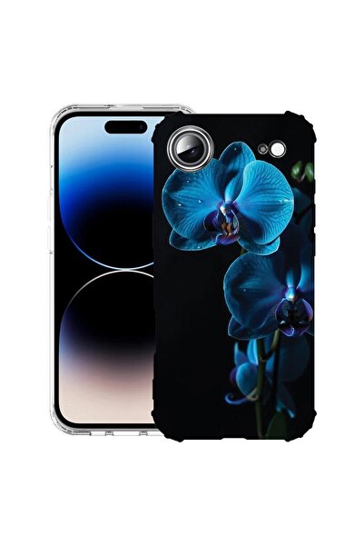 bestcase Husă pentru Apple iPhone 17 Air cu Design Blue Orchid, Antișoc, Colț...