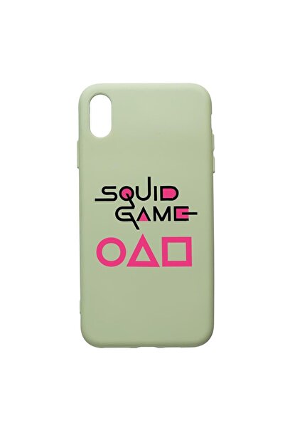 bestcase Θήκη Σιλικόνης Premium Συμβατή με Apple iPhone XS Max, Squid Game, μ...