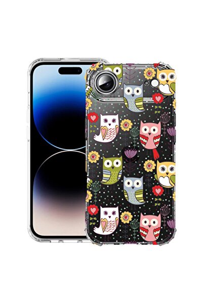 bestcase Husă pentru Apple iPhone 17 Air cu Design Owl Pattern, Antișoc, Colț...