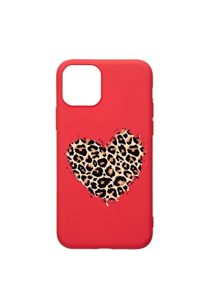 bestcase Θήκη σιλικόνης συμβατή με Apple iPhone 11 Pro, Σχέδιο Καρδιά Λεοπάρ,...