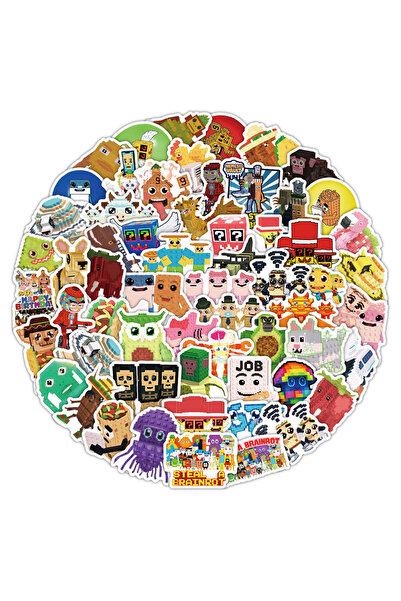 Choice Multicolor 72Pcs Steal A Brainrot Stickers Decals For Phone Laptop Not...