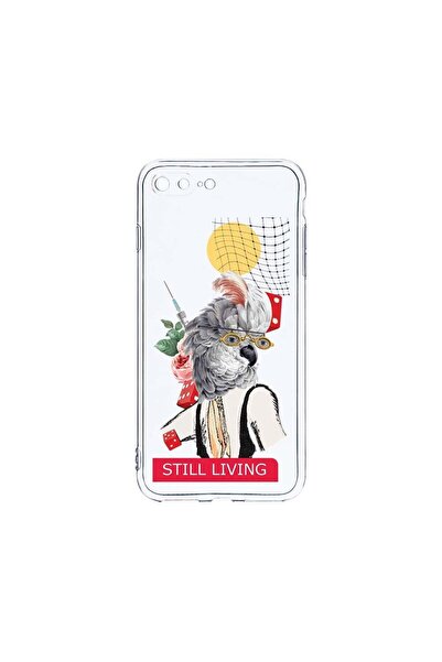 bestcase Husa din silicon transparent de 2MM, compatibilă cu Apple iPhone 8 P...