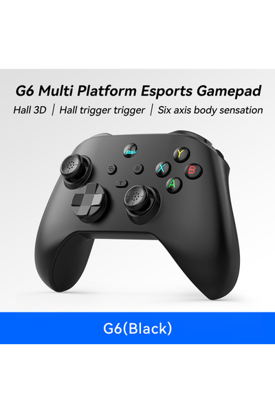 Choice6 وحدة تحكم ألعاب محمولة سوداء G6 لـ Switch/IOS/Android/PC تدعم بث الوس...