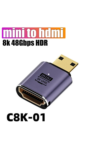 Choice7 محول BSN C8K-01 8K 60HZ من HDMI صغير إلى HDMI 2.1 متوافق مع بطاقات رس...